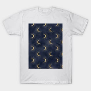 Celestial moon pattern T-Shirt